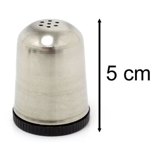 Classic Stainless Steel Salt & Pepper Set | 2 - Piece Retro Salt & Pepper Shakers