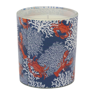 Coral and Shellfish Sea Spray Scented Candle, 9cm Nautical Fragrance Candle