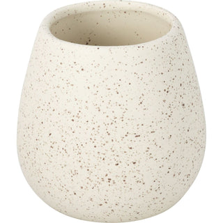 Cream Ceramic Bathroom Accessories Set, 3 Piece Soap Dispenser Tumbler Soap Dish