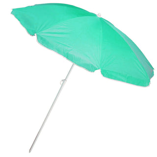 Tilting Beach Umbrella | UV 30 Protective Travel Beach Parasol Sunshade
