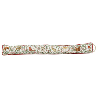 Woodland Animal Christmas Draught Excluder, 94cm Festive Door Draught Stopper