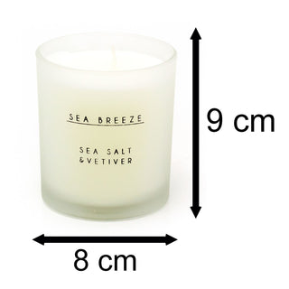 Sea Breeze Nautical Candle | Sea Salt & Vetiver Fragrance Soy Wax Blend Candle