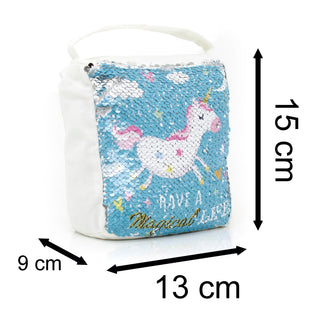 Magical Unicorn Sequin Fabric Decorative Doorstop