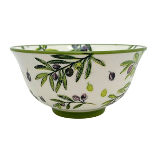 Small Olive Grove Fine China Serving Bowl, 12x6cm Ceramic Snack & Dip Bowl