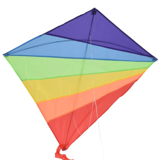 Children's Rainbow Kite Diamond Kite | Easy Fly Kite For Kids Boys Girls Kite | Kites For Children Outdoor Toys Flying Toys