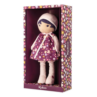 Kaloo Tendress My First Doll 32cm | Violette Soft Toy Cuddly Rag Doll With Dress