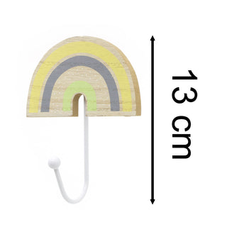 Rainbow Cloud coat hooks Decorative Wall hooks for Children's Bedroom & Nursery