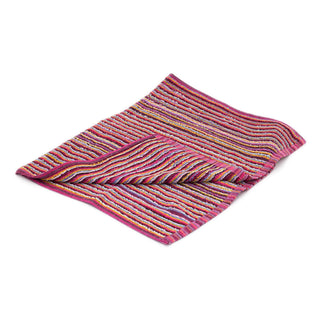 Multi-Striped Recycled Hand Towel | 100% Cotton Eco Friendly Bathroom Hand Towel