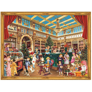 Victorian Christmas General Store Advent Calendar, 36cm Traditional Picture