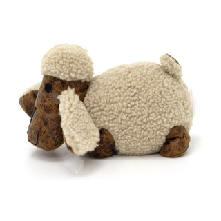 Daisy Sheep Doorstop | Faux Leather Woolly Sheep Animal Door Stop - 21cm