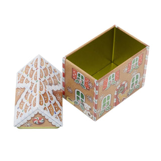 Dana Kubrik Small Gingerbread House Tin | Festive Christmas Storage Tin