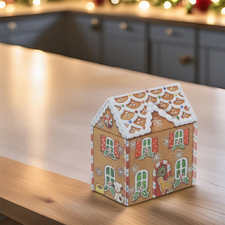 Dana Kubrik Small Gingerbread House Tin | Festive Christmas Storage Tin