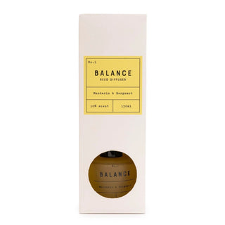 Balance Mandarin & Bergamot Reed Diffuser | 150ml Home Fragrance Room Diffuser