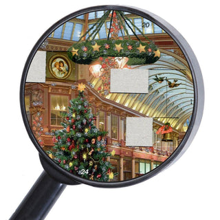 Victorian Christmas Shopping Mall | Traditional Christmas Paper Advent Calendar