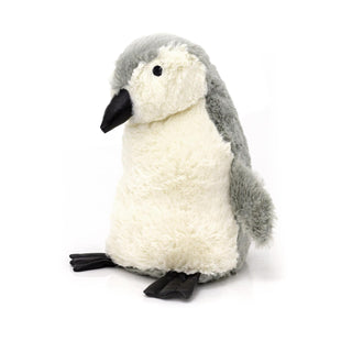 Take Me Home Plush Penguin Doorstop ~ Decorative Door Stop Grey