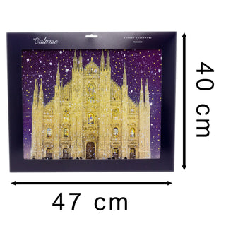 3D Christmas Advent Calendar Milan Cathedral | Fold Out Advent Calendar Traditional Advent Calendar | Picture Advent Calendar Paper Advent Calendar