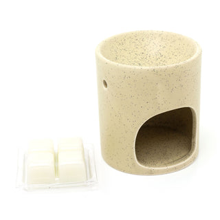 Ceramic Wax Melt Burner With 4 Wax Melts | Tealight Essential Oil Burner -Varies