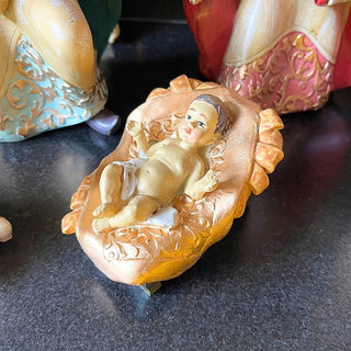 Deluxe Christmas Nativity Set - Extra Large Luxury Traditional Crib Scene With 10 Beautiful Detailed Figures