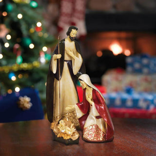 Deluxe Christmas Nativity Set - Extra Large Luxury Traditional Crib Scene With 10 Beautiful Detailed Figures