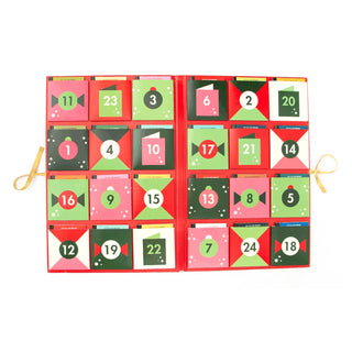 Book Advent Calendar, 24 Mini Children's Christmas Books and Biographies