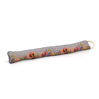 94cm Beautiful Floral Fabric Draught Excluder For Doors | Winter Draft Excluder Door Draught Cushion | Botanical Draft Insulator Door Draught Cushion