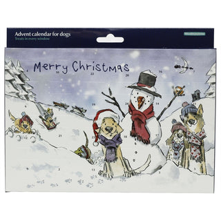 Dog Treat Advent Calendar, Turkey Christmas Countdown with Numbered Doors