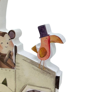 Dream Big Bookends, Kids Wooden Book End Set, Decorative Animal Book Holders