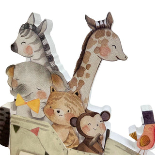 Dream Big Bookends, Kids Wooden Book End Set, Decorative Animal Book Holders