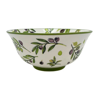 Large Olive Grove Fine China Serving Bowl, 16x7cm Ceramic Soup Cereal Bowl