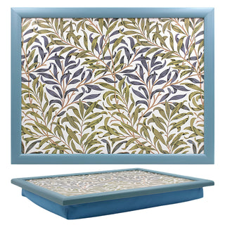 William Morris Willow Bough Lap Tray with Bean Bag Cushion, 44x34cm Laptray