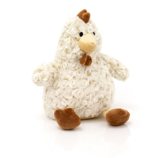Novelty Plush Chicken Hen Doorstop | Decorative Fabric Bird Doorstop | Farmyard Animal Door Stopper