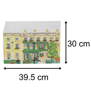 Deluxe 3D Highgrove House Advent Calendar | Freestanding Christmas Advent Calendar | House And Figures Picture Advent Calendar