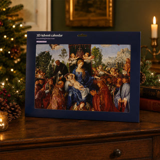 The Feast of the Rosary Religious Christmas Advent Calendar, 3D Freestanding