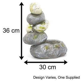 Rock Stack Garden Planter | Stone Pile Bird Plant Pot | Animal Planters Flower Pots - Design Varies One Supplied