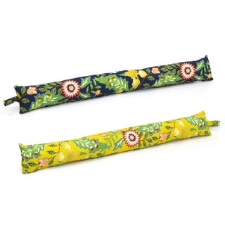 88cm Sussex Floral Fabric Door Draught Excluder | Winter Draft Excluder Door Cushion | Flower Draught Excluder For Doors Door Draught Cushion