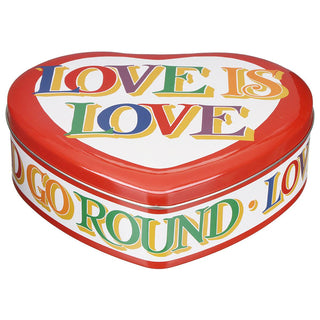 Emma Bridgewater Brighter World Large Storage Tin | Heart Shaped Kitchen Tin