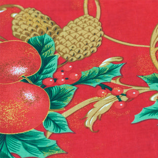 Traditional Fabric Christmas Tablecloth | Rectangular Table Cloth | Xmas Table Cover Christmas Decorations 180cm X 130cm