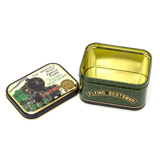 The Flying Scotsman Small Rectangle Tin | Trinket Box Keepsake Tin - Train Gifts