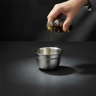 Mini Stainless Steel Mixing Bowl, 8.5cm Stackable Kitchen Prep Bowl - 140ml