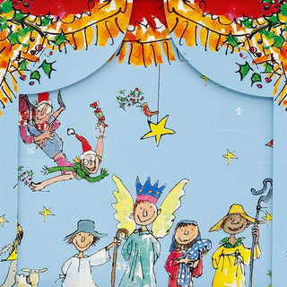 Quentin Blakes Nativity Play 3D Christmas Advent Calendar, 24 Doors