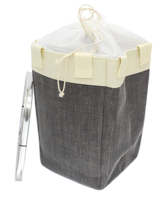 Canvas Storage Bag Laundry Bin Washing Basket  - Travel Camping Washing Basket