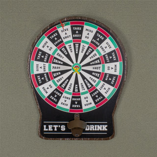 Magnetic Dartboard Drinking Game with Bottle Opener | Fun Party Game for Adults