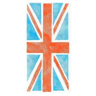 20 Great Britain Flag Union Jack Napkins Party Napkins | Pack Of 20 Britannia Union Jack Paper Napkins | Queens Platinum Jubilee Party Serviettes - 33cm