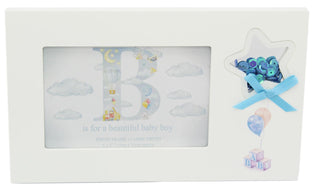 Freestanding New Baby Confetti Decorative Photo Picture Frame