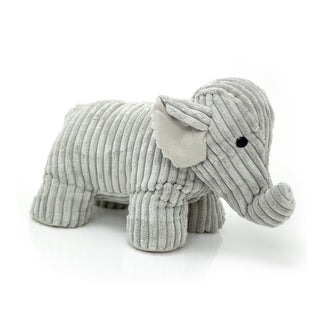 Take Me Home Doorstop Ribbed Fabric Elephant Door Stop