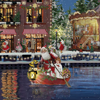 Christmas By The Waterside Christmas Advent Calendar Traditional Advent Calendar