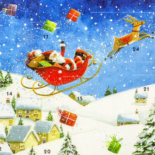 Christmas Advent Calendar Christmas Express | Santa Picture Advent Calendar