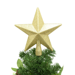 Elegant Gold Star Christmas Tree Topper | Christmas Tree Star Xmas Star Tree Topper | Gold Christmas Tree Decorations