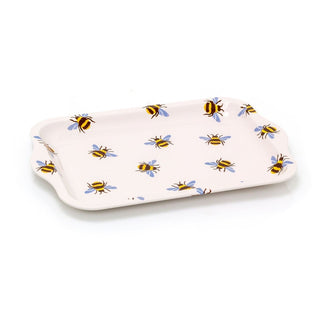 Emma Bridgewater Bumblebee Small Tin Tray | Tea Tray With Handles 24cm
