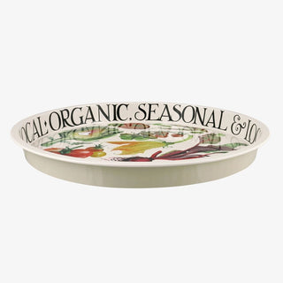 Emma Bridgewater Dig The Garden Round Deep Well Tin Tray | Kitchen Tray